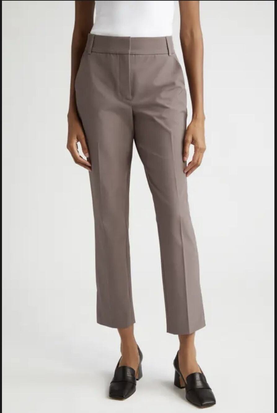 Judith & Charles Nantes Flat Front Pants in Ash Size 4